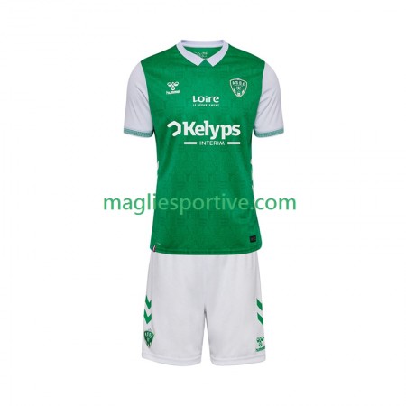 Completo Calcio AS Saint-Etienne Bambino Divisa Prima 2025-2026